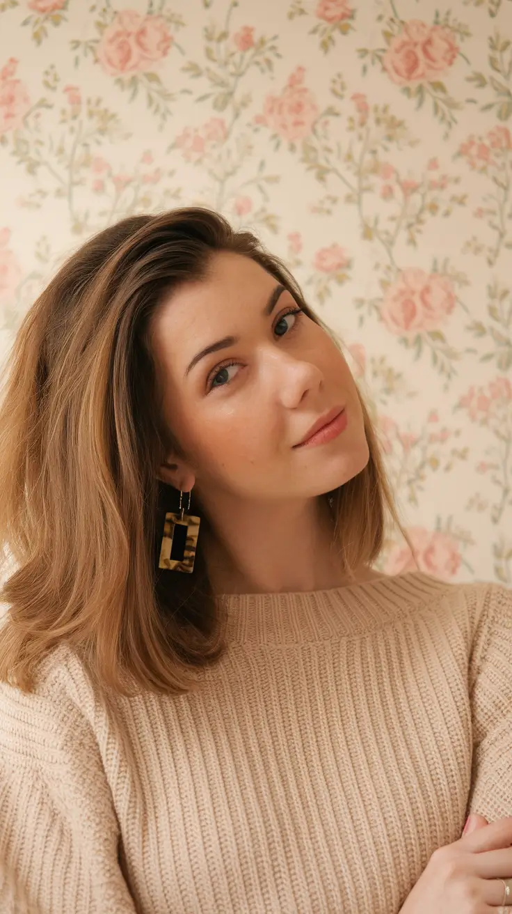 dark brown fall hair colors Soft Chestnut Melt with Cozy Texture