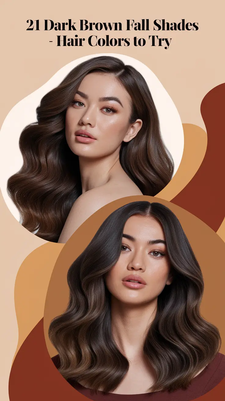 Dark Brown Fall Shades – Hair Colors to Try in 2025