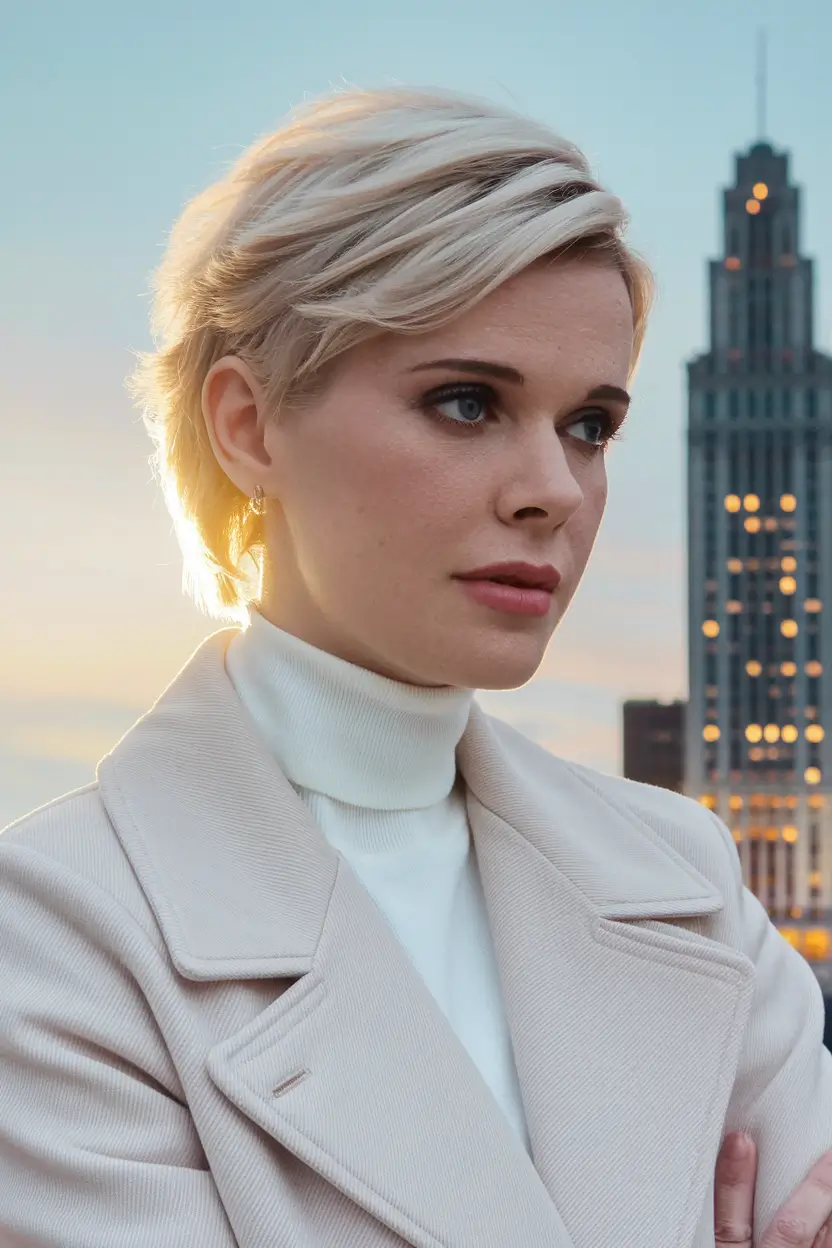 easy fall hairstyles 2025 Layered Pixie for Bold Simplicity