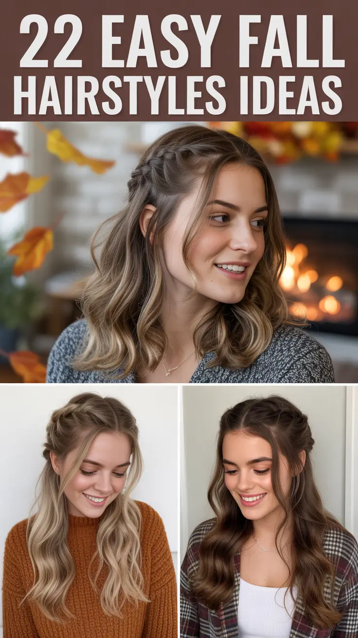 Easy Fall Hairstyles Ideas 2025 That Are Cute, Quick, and Totally Wearable