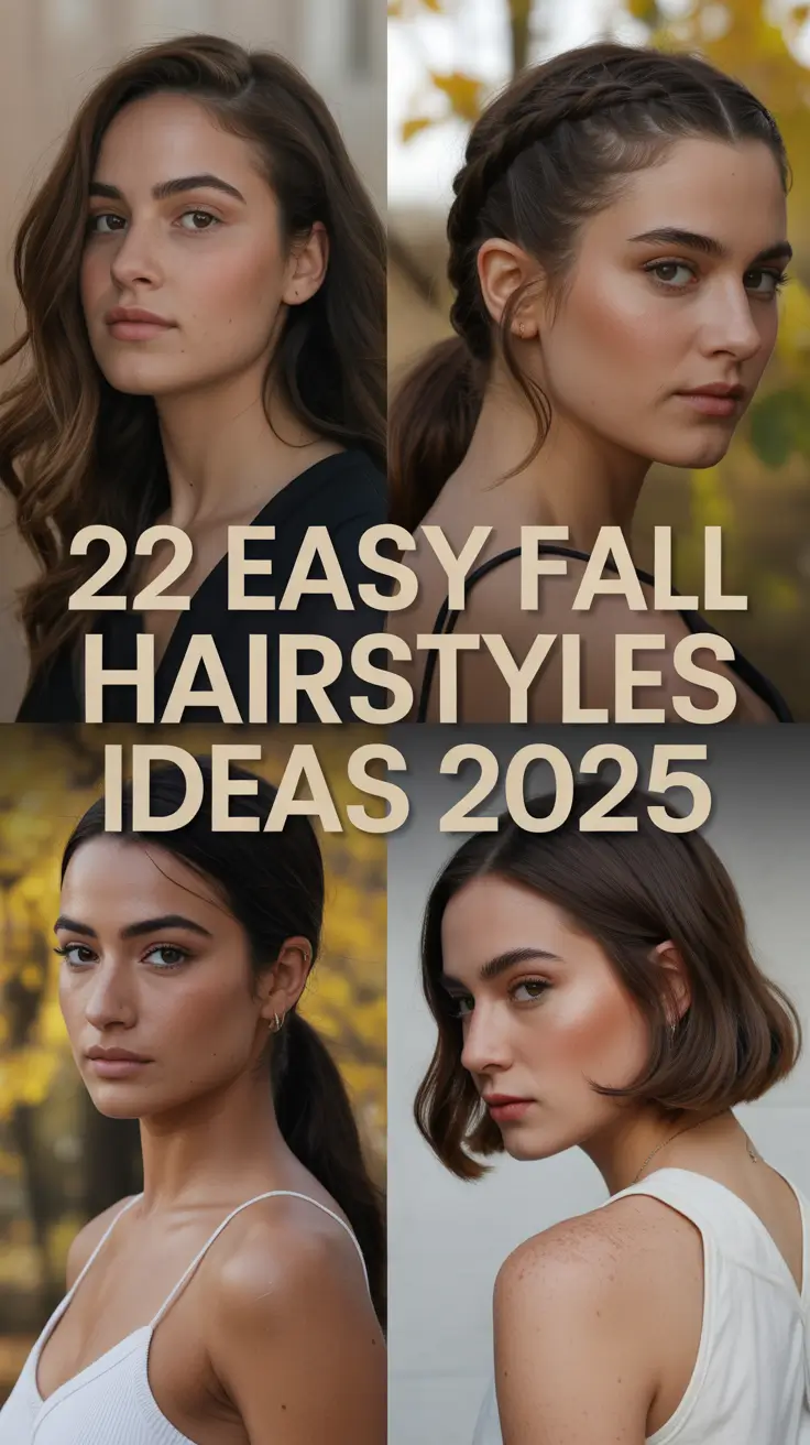 Easy Fall Hairstyles Ideas 2025 That Are Cute, Quick, and Totally Wearable