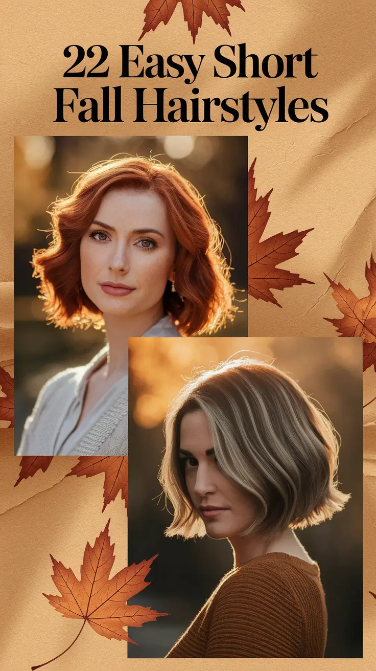 Easy Short Fall Hairstyles 2025 That Are Cute, Low-Maintenance, and Totally In Style