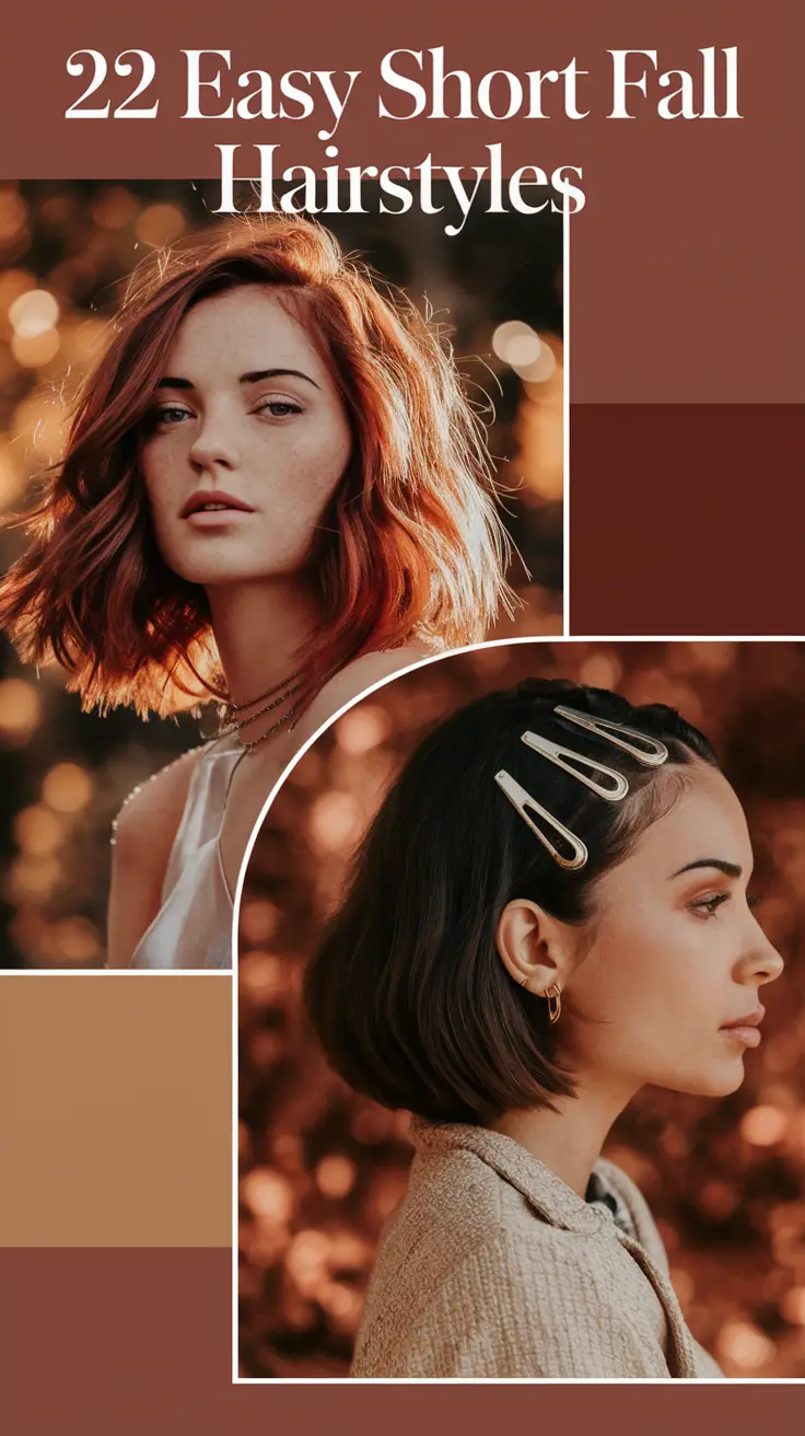 Easy Short Fall Hairstyles 2025 That Are Cute, Low-Maintenance, and Totally In Style