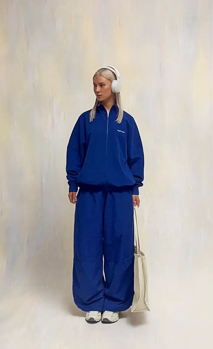 simple casual fall outfits 2025 Monochrome Tracksuit for Maximum Ease