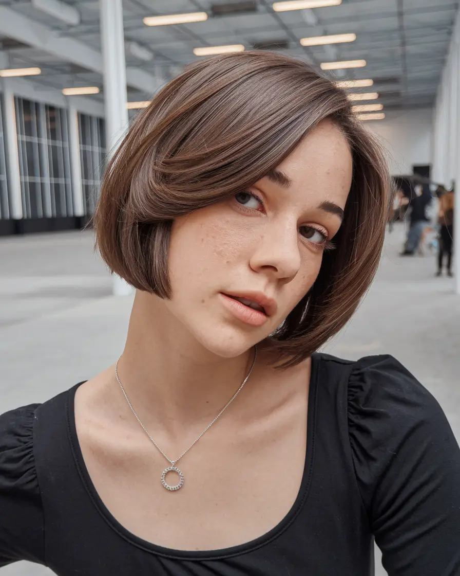 Fall 2025 Bob Haircuts Inspo for Women Parisian Twist Flip-Out Bob