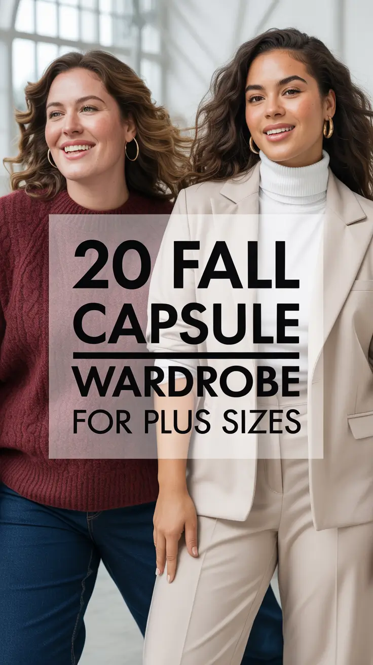 Fall 2025 Capsule Wardrobe for Plus Sizes: Effortless Looks for Work, Travel & Cold Weather