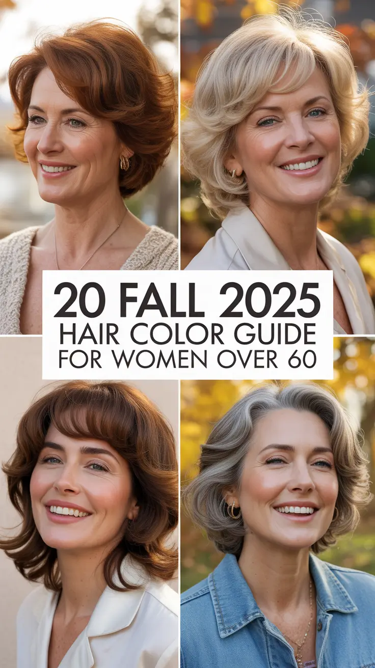 Fall 2025 Hair Color Guide for Women Over 60: Chic Trends to Embrace This Season