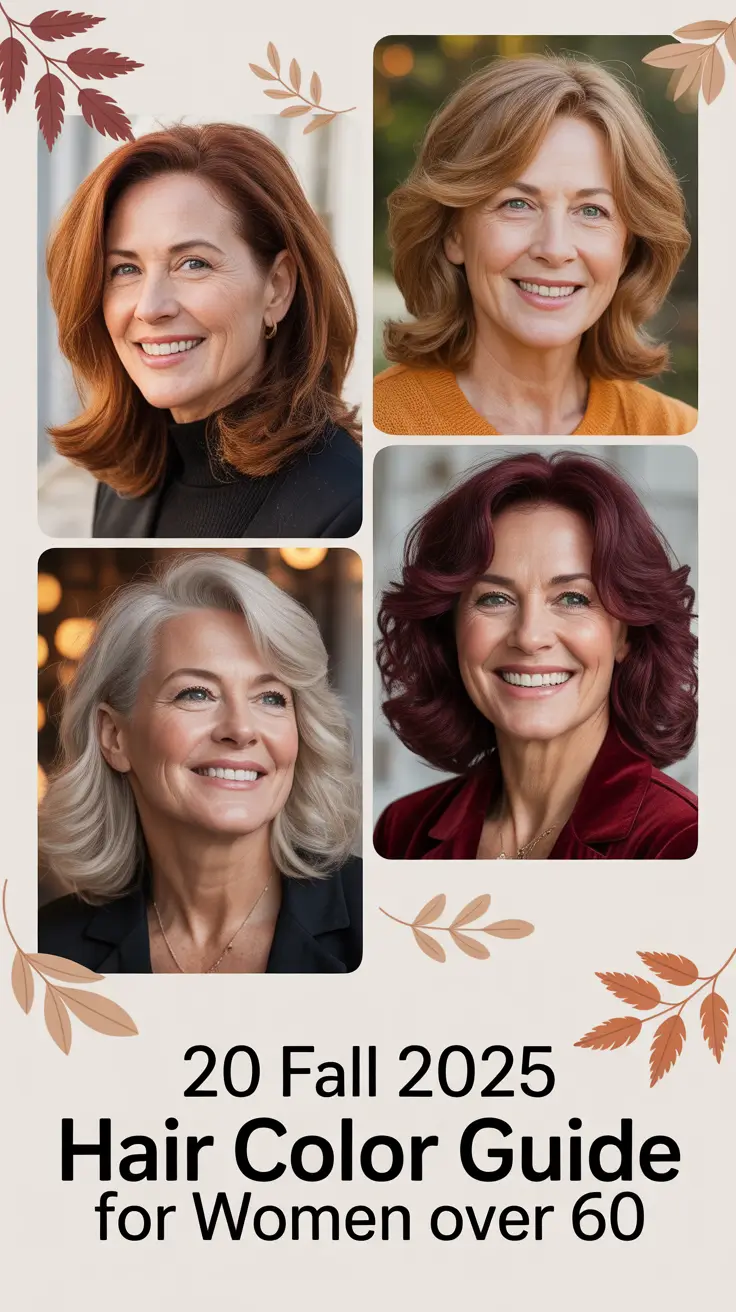 Fall 2025 Hair Color Guide for Women Over 60: Chic Trends to Embrace This Season