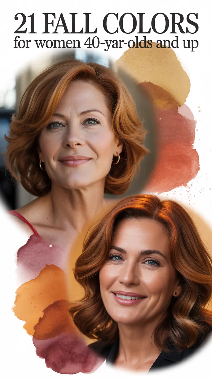 Fall 2025 Hair Colors for Women 40-Year-Olds and Up That Feel Fresh, Classy, and Confident