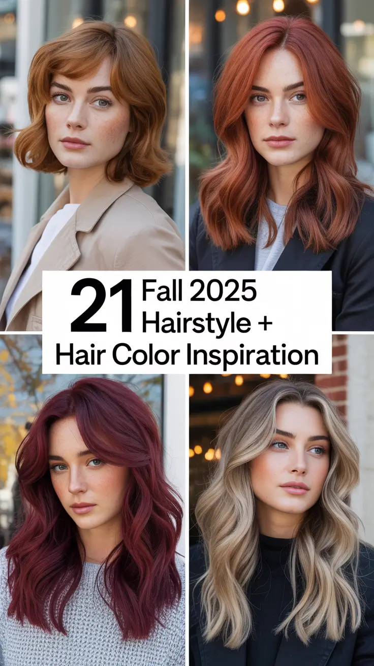 Fall 2025 Hairstyle + Hair Color Inspiration That Will Actually Make You Want a Makeover