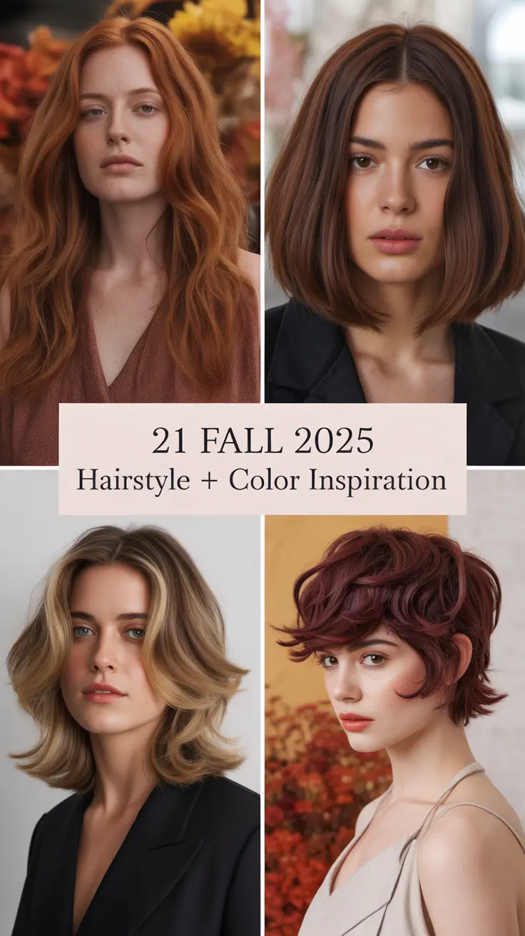 Fall 2025 Hairstyle + Hair Color Inspiration That Will Actually Make You Want a Makeover