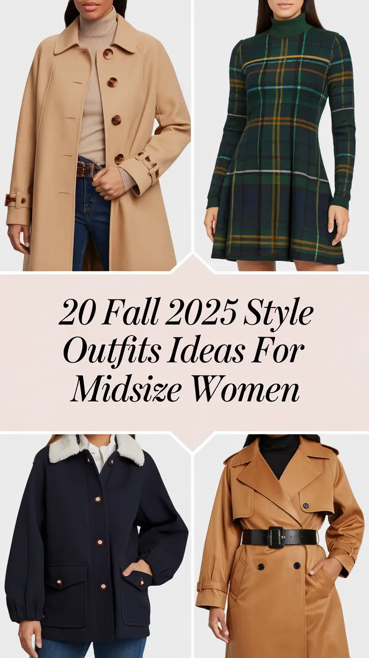 Fall 2025 Style Outfits Ideas for Midsize Women That Are Comfy, Stylish, and Effortlessly Cool