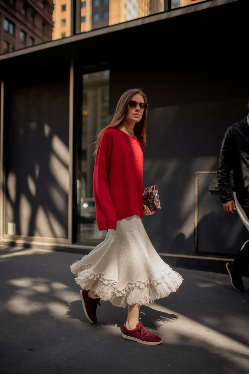 fall fashion outfits 2025 Skirts That Float Colors That Pop