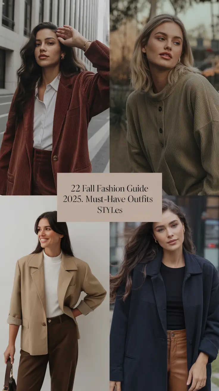 Fall Fashion Guide 2025: Must-Have Outfits for Every Style Mood
