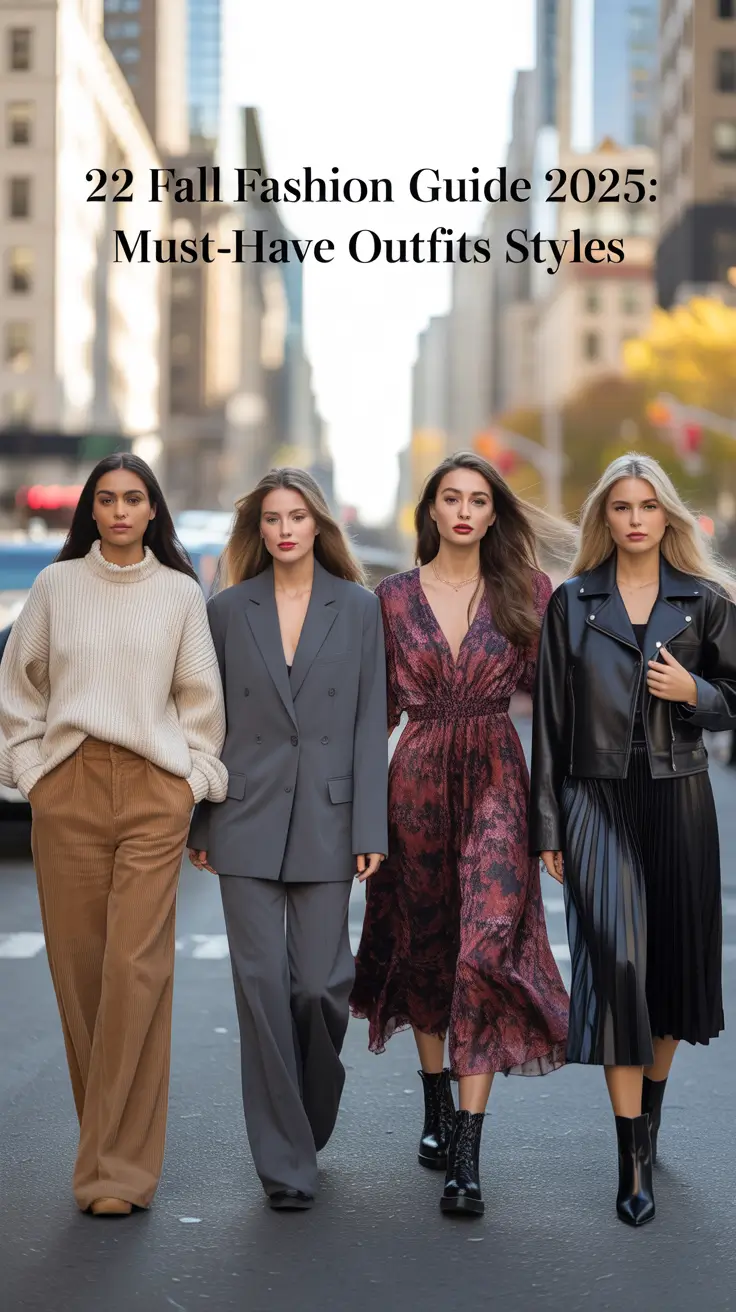 Fall Fashion Guide 2025: Must-Have Outfits for Every Style Mood
