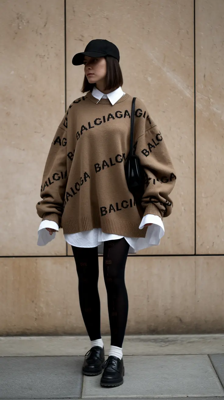 modest 2025 fall fashion trends women+Streetwear Sharp with a Preppy Twist