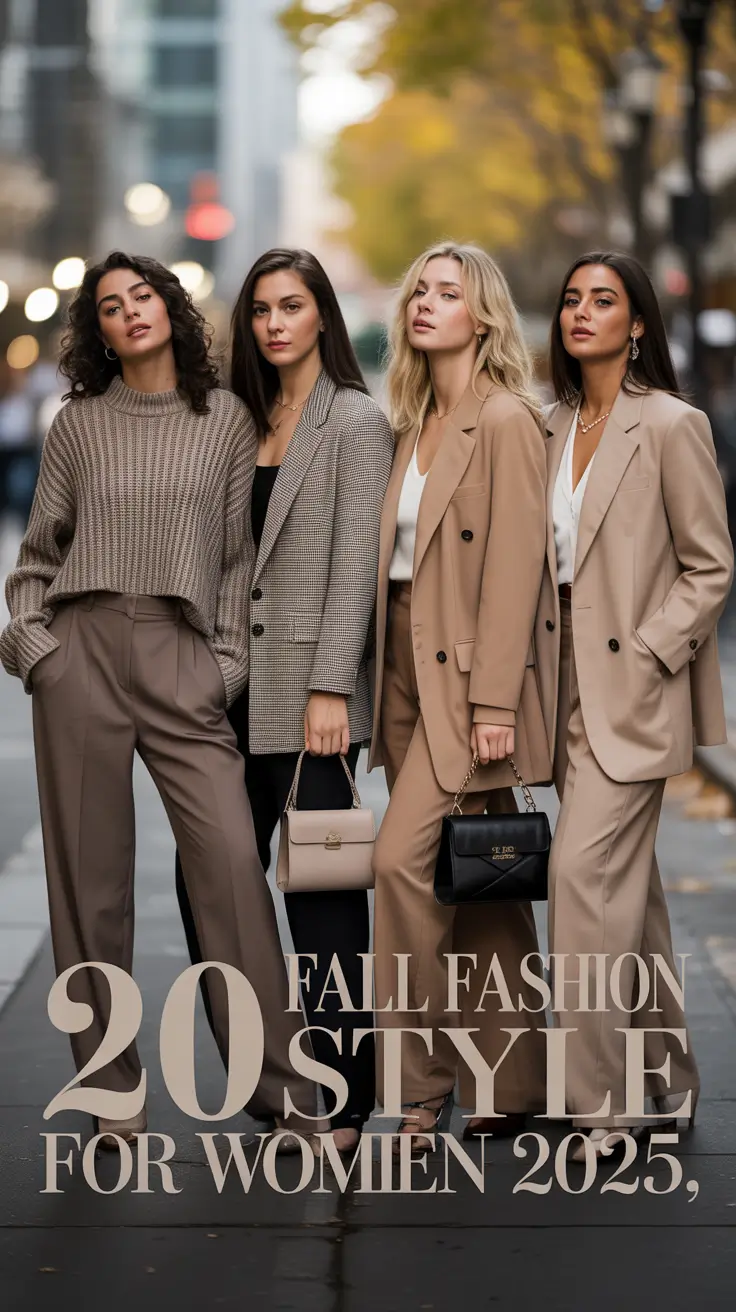 Fall Fashion Style for Women 2025: Cozy Layers, Elegant Silhouettes & Effortless Cool