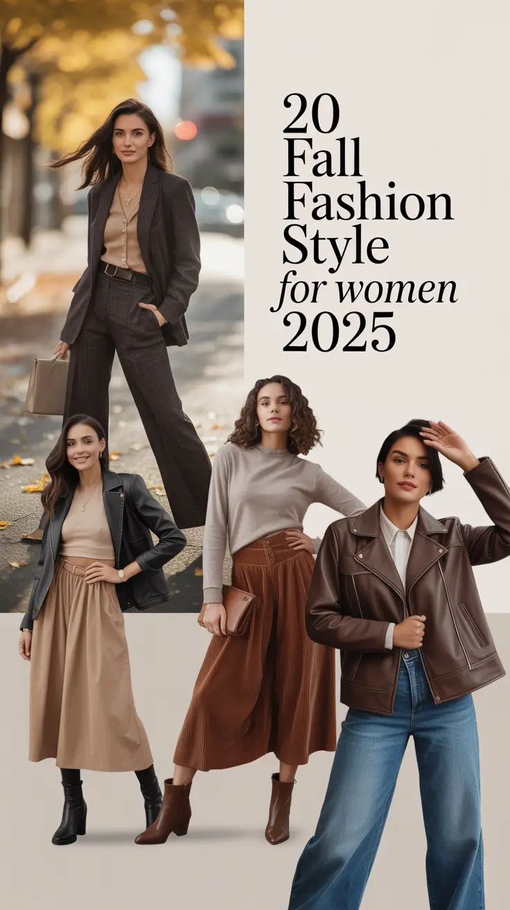 Fall Fashion Style for Women 2025: Cozy Layers, Elegant Silhouettes & Effortless Cool