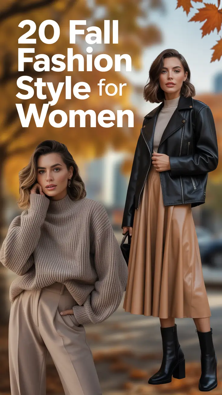 Fall Fashion Style for Women 2025: Cozy Layers, Elegant Silhouettes & Effortless Cool