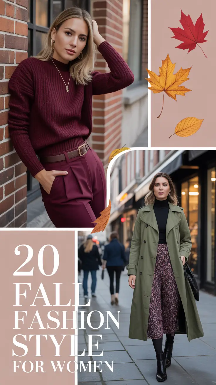 Fall Fashion Style for Women 2025: Cozy Layers, Elegant Silhouettes & Effortless Cool