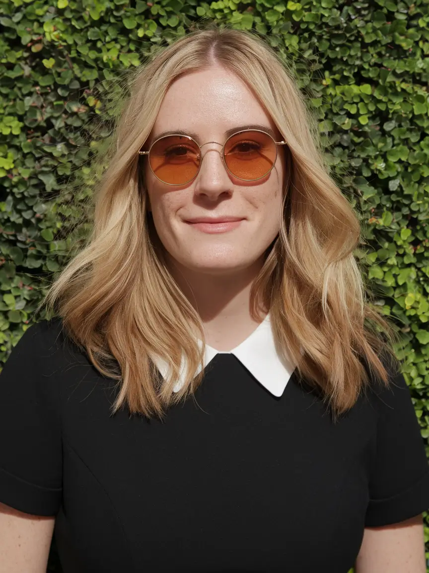 fall hair color for blondes ideas 2025 Golden Honey Blend with Face-Framing Layers