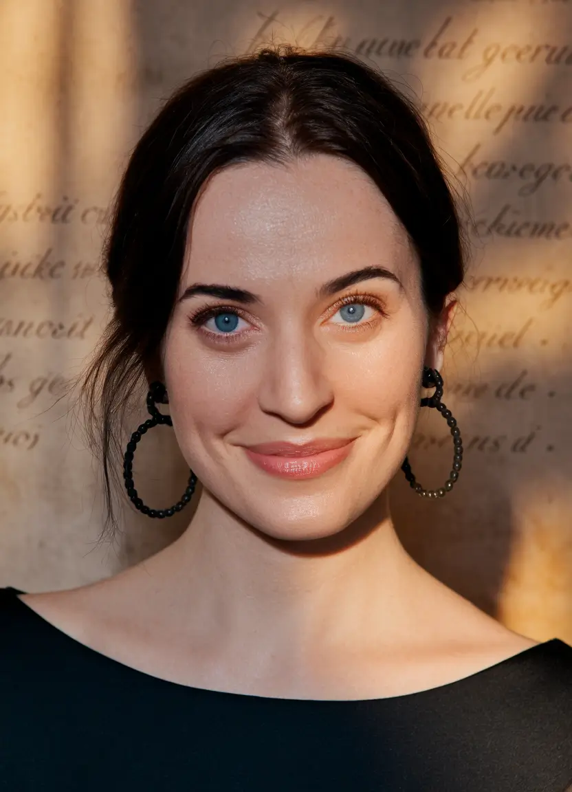 Fall hairstyles for women over 40 Low Bun with Structured Middle Part