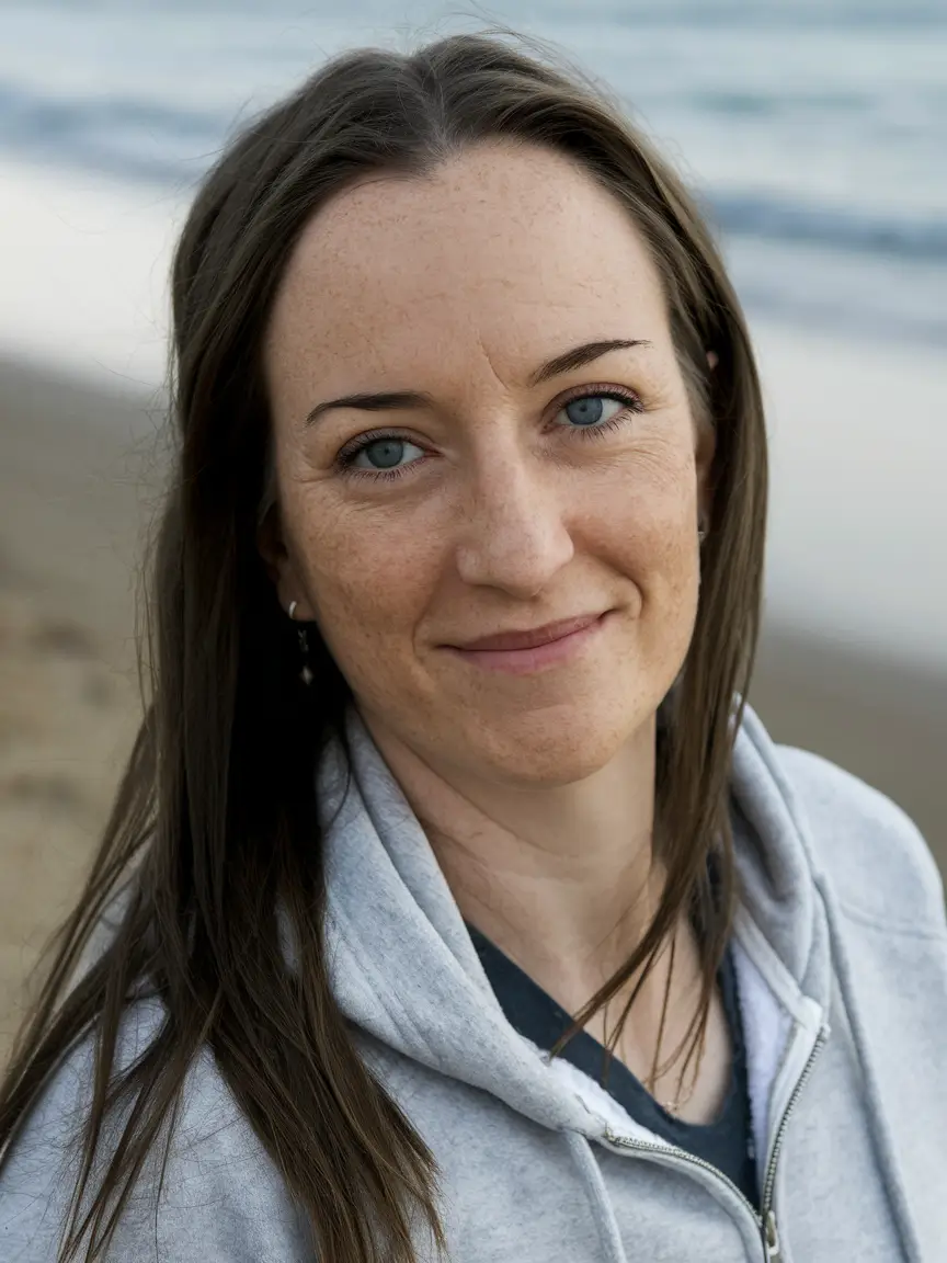 Fall hairstyles for women over 40 Long and Effortless on the Beach