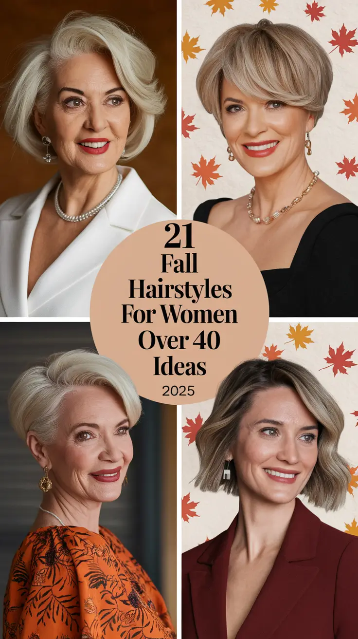 Fall Hairstyles for Women Over 40 Ideas 2025: Soft Layers, Sharp Bobs & Everything In Between