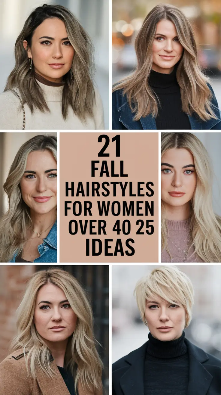 Fall Hairstyles for Women Over 40 Ideas 2025: Soft Layers, Sharp Bobs & Everything In Between