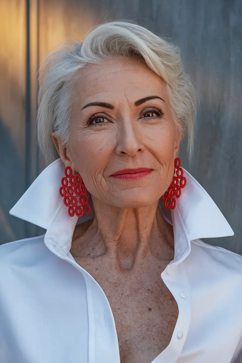 Fall hairstyles for women over 60 ideas 2025 Sassy Super Short Pixie with Bold Texture