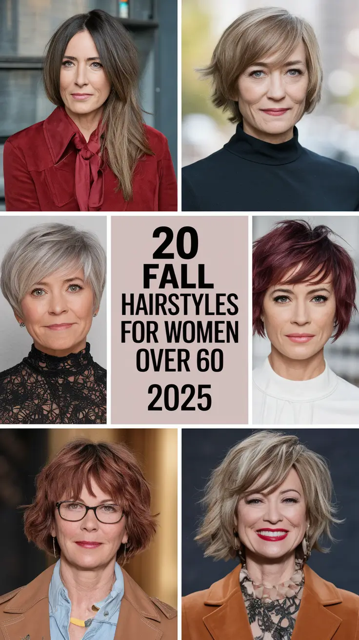Fall Hairstyles for Women Over 60 Ideas 2025: Stylish, Easy & Age-Defying Looks