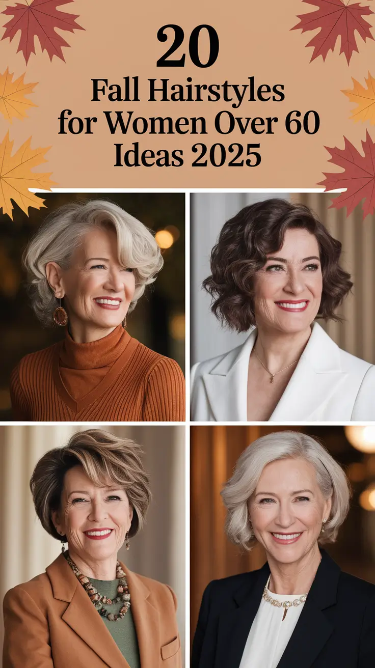 Fall Hairstyles for Women Over 60 Ideas 2025: Stylish, Easy & Age-Defying Looks