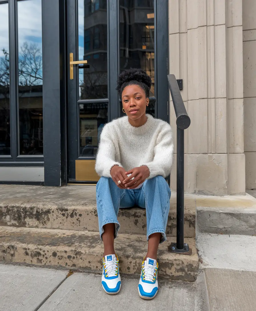 fall outfits for black women 2025 Everyday Cool with a Retro Twist