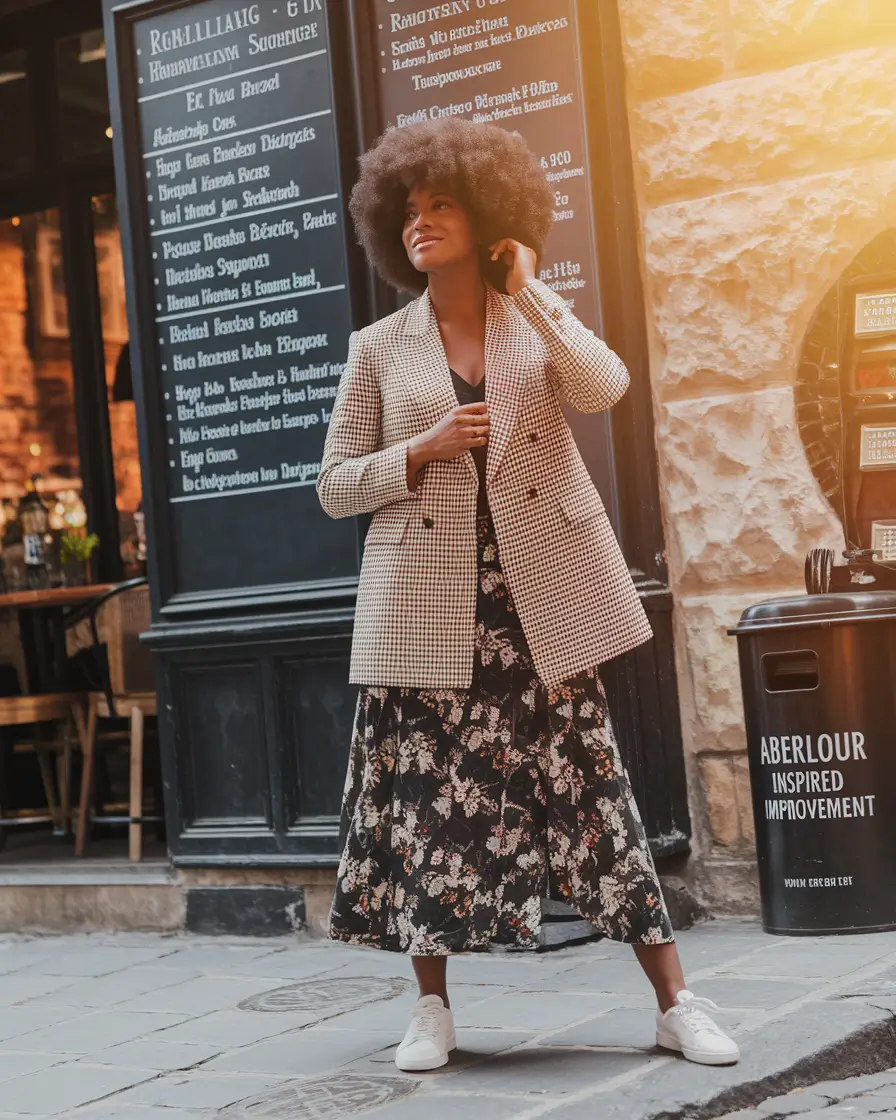 fall outfits for black women 2025 Fall Florals and Classic Prints