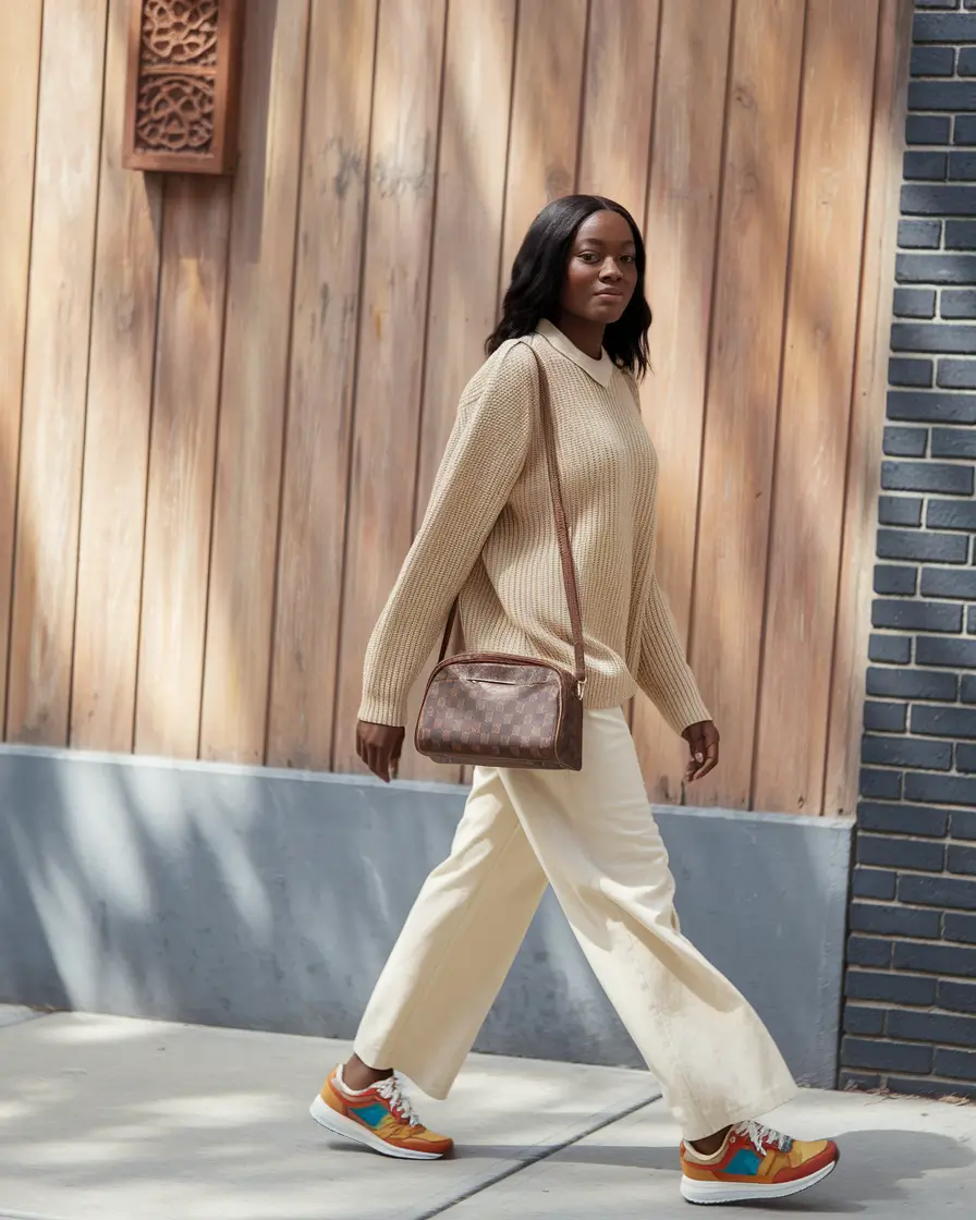 fall outfits for black women 2025 Modern Creams and Soft Color Pops
