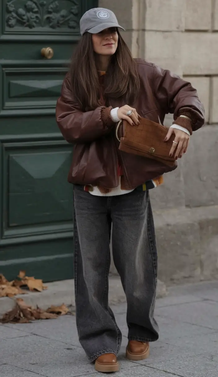 fall outfits with jeans 2025 Warm Layers and Weekend Tomboy Energy