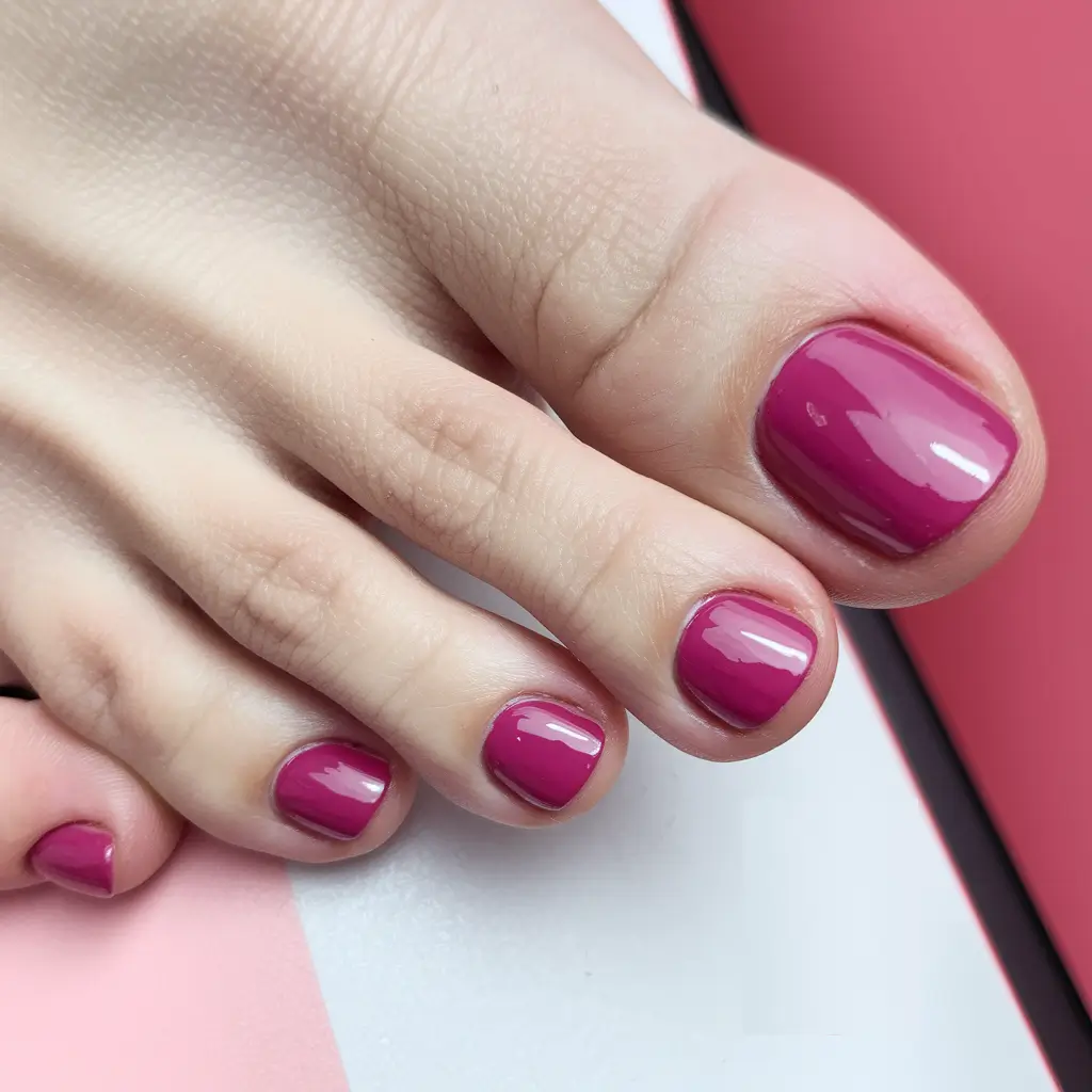 toe nails ideas for september+Bubblegum Gloss Vibes