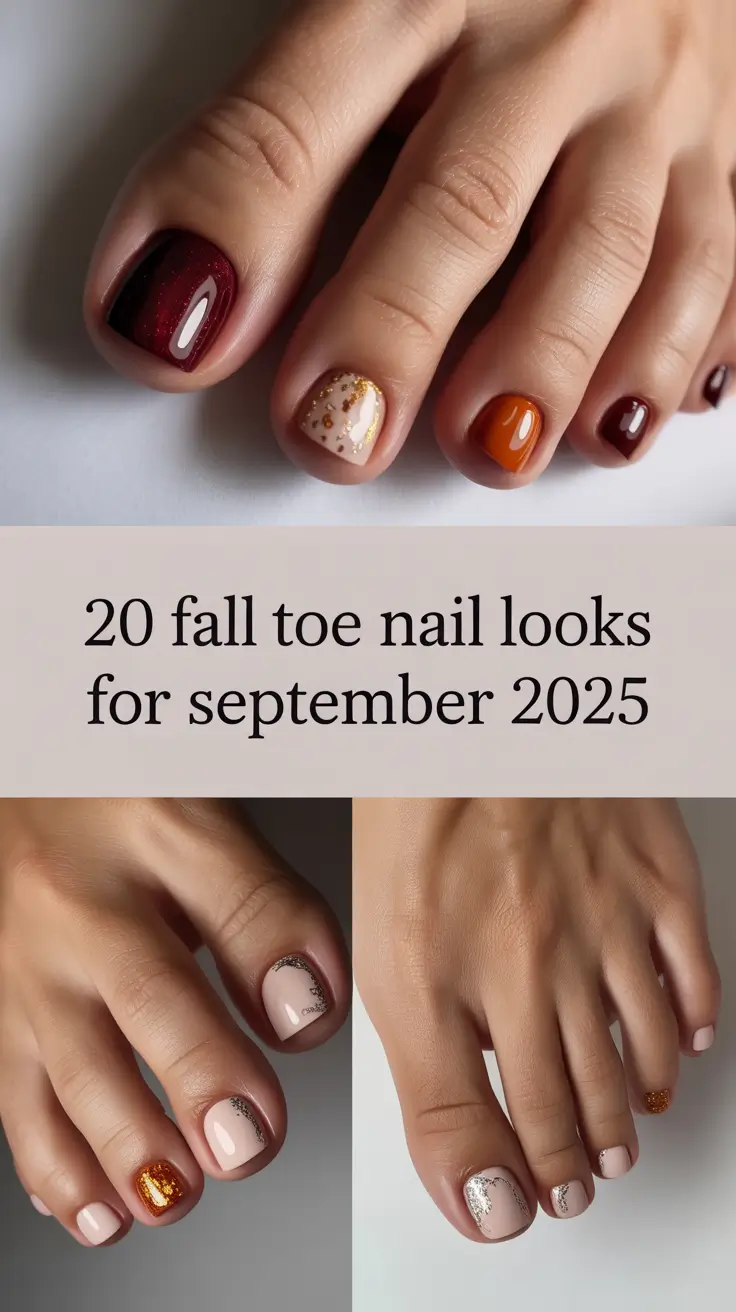 Fall Toe Nail Looks for September 2025: Cute Designs and Color Ideas You'll Love