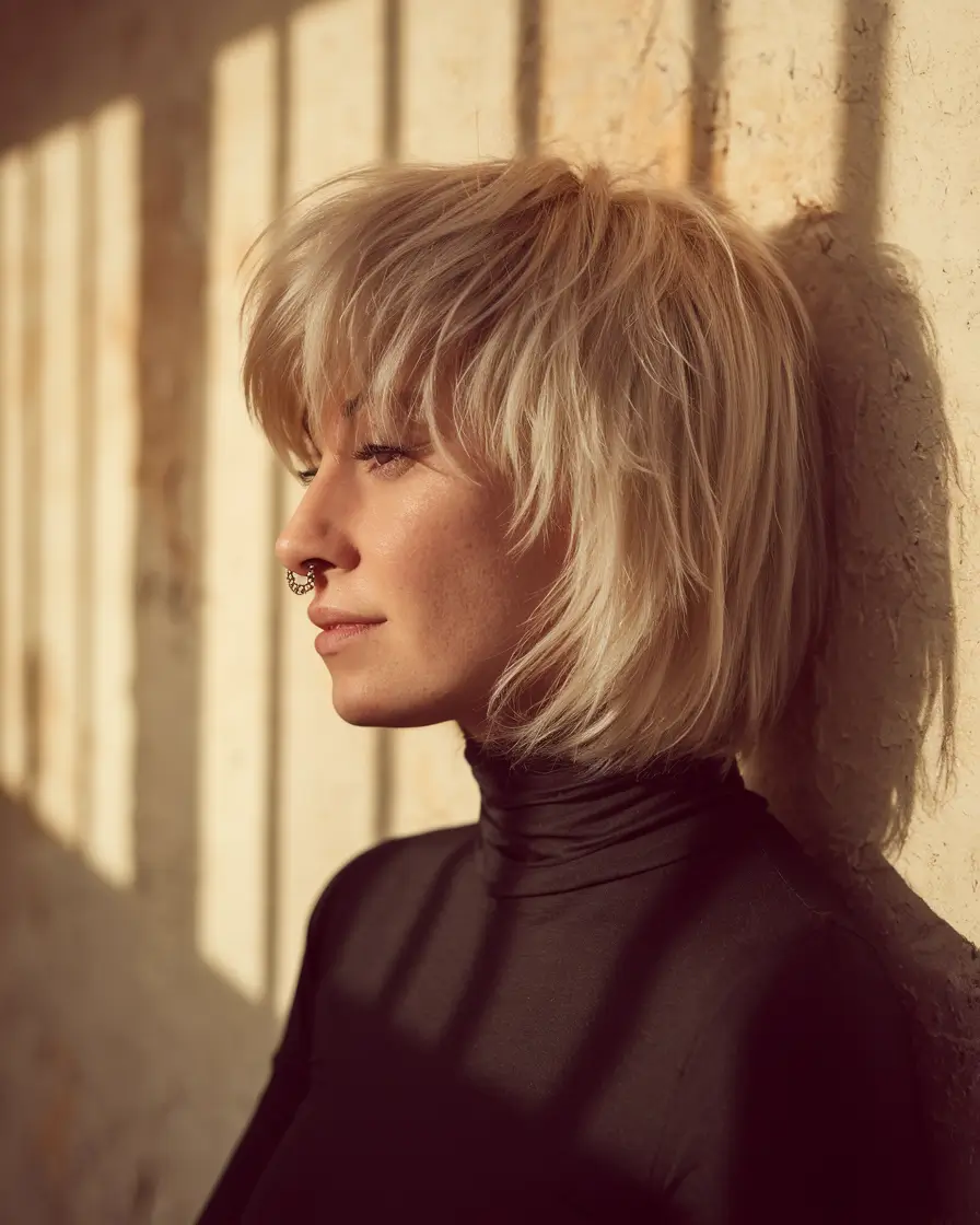 fall hair colors for blondes+Platinum Blonde with Grit and Edge