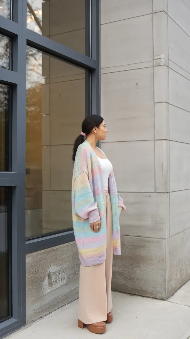 how to dress for early fall 2025 outfits trends+Muted Pastels for an Unexpected Fall Palette