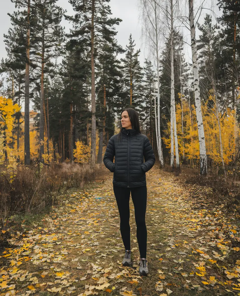 early fall outfits black women+Sporty Minimalism in the Forest