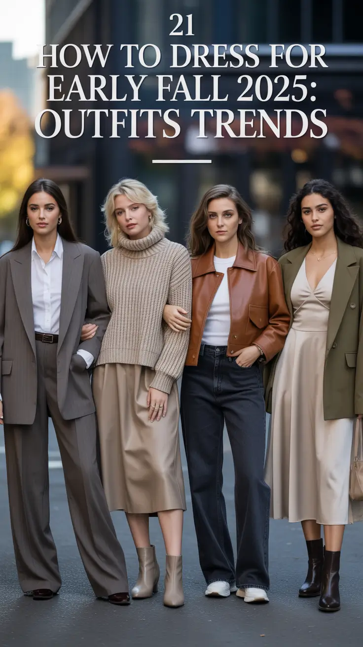 How to Dress for Early Fall 2025: Chic Outfit Ideas That Work from Paris to the Office