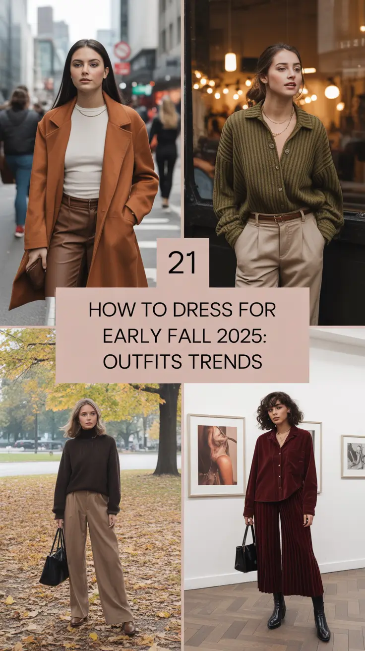 How to Dress for Early Fall 2025: Chic Outfit Ideas That Work from Paris to the Office