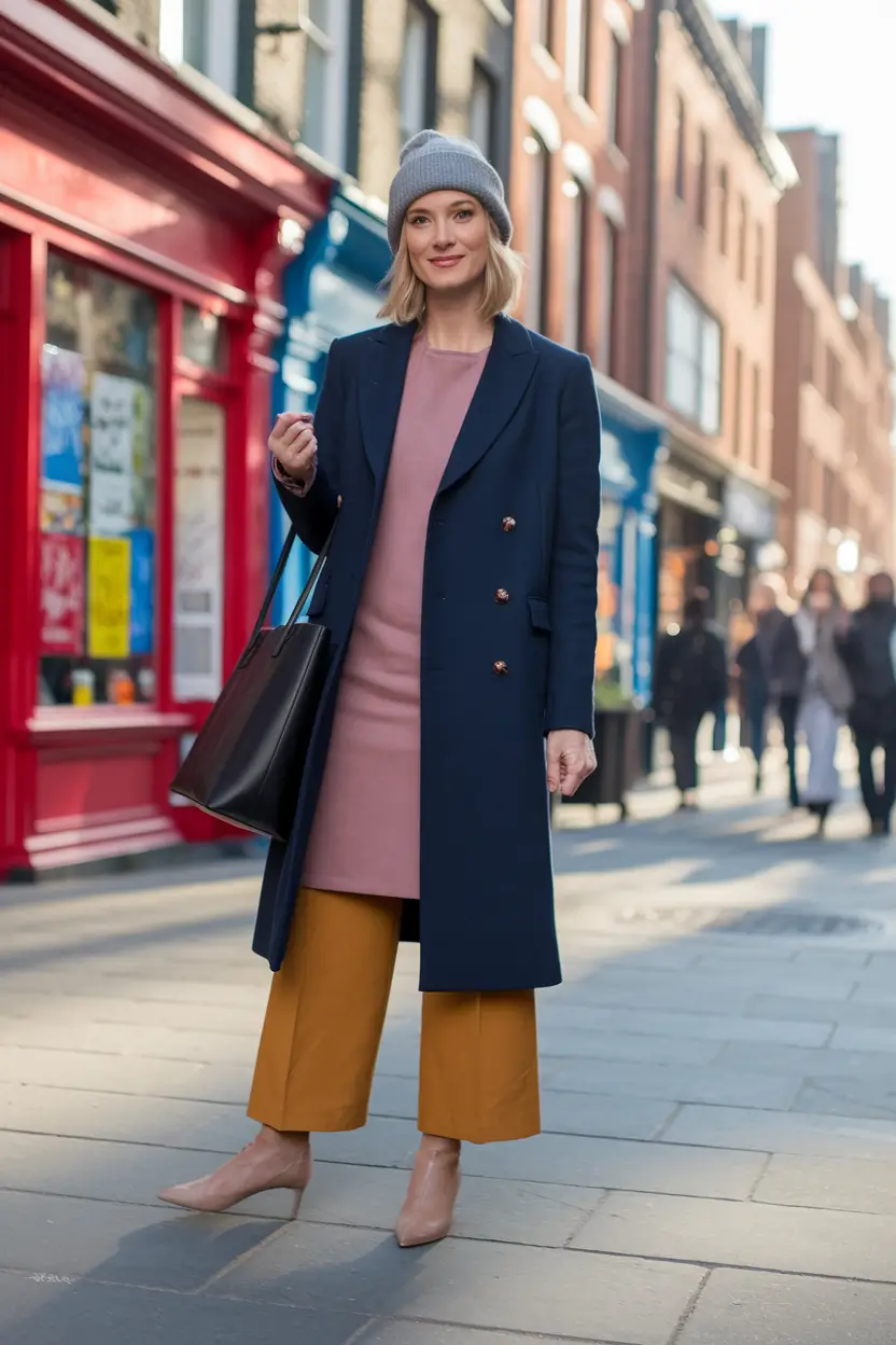 layering fall outfits 2025 Color Block Layers for Bold Everyday Style