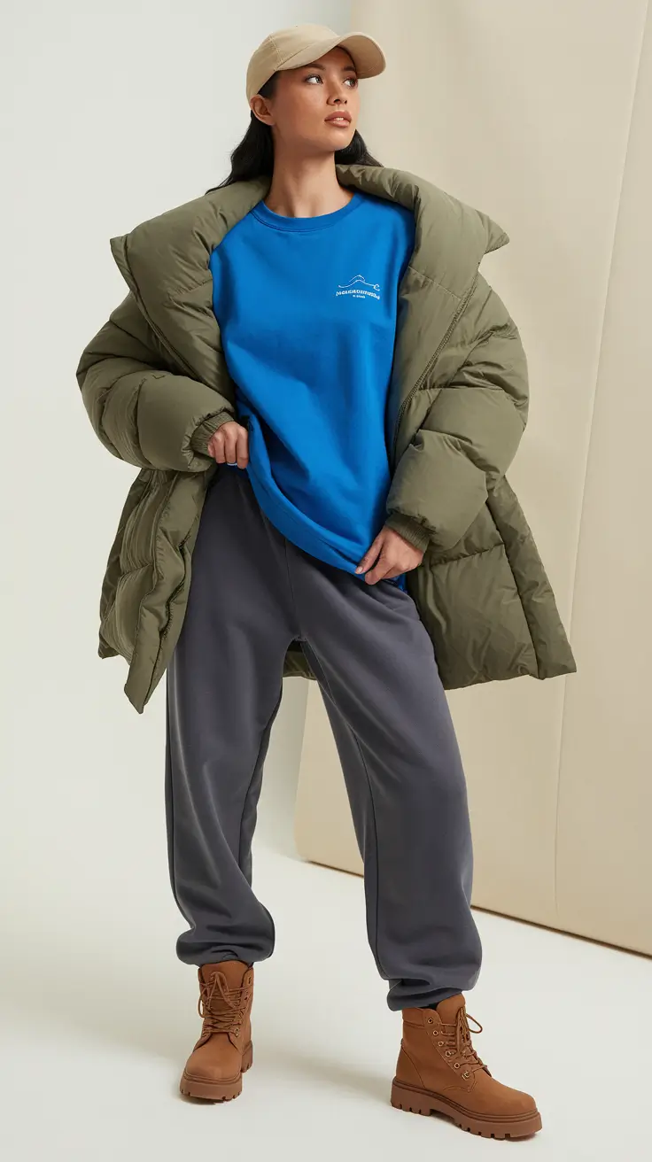 layering fall outfits 2025 Sporty Layers with a No-Nonsense Edge