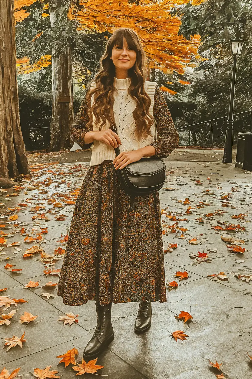 new fall styles for women Soft Romance in Autumn Layers