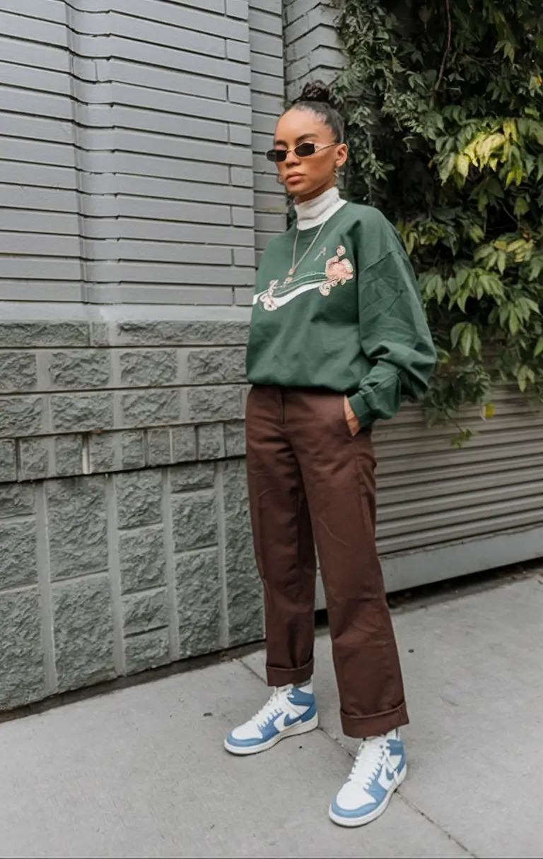 trendy fall outfits 2025 Varsity Meets Elevated Street