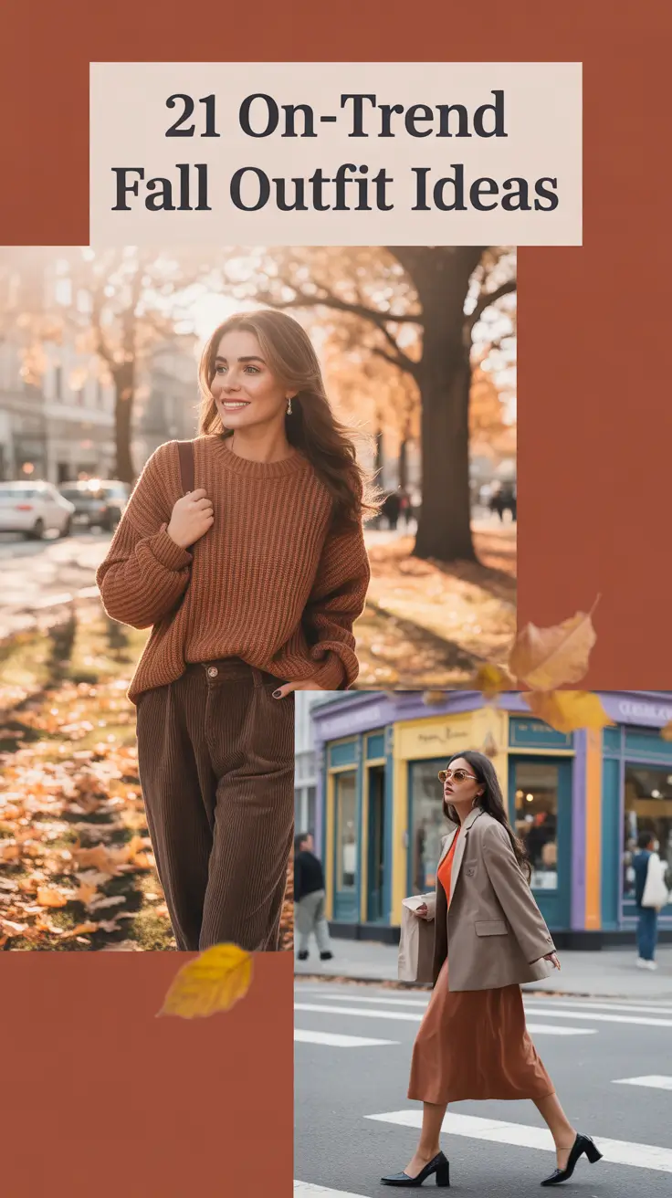 On-Trend Fall Outfits Ideas 2025 That Will Refresh Your Casual Classy Style