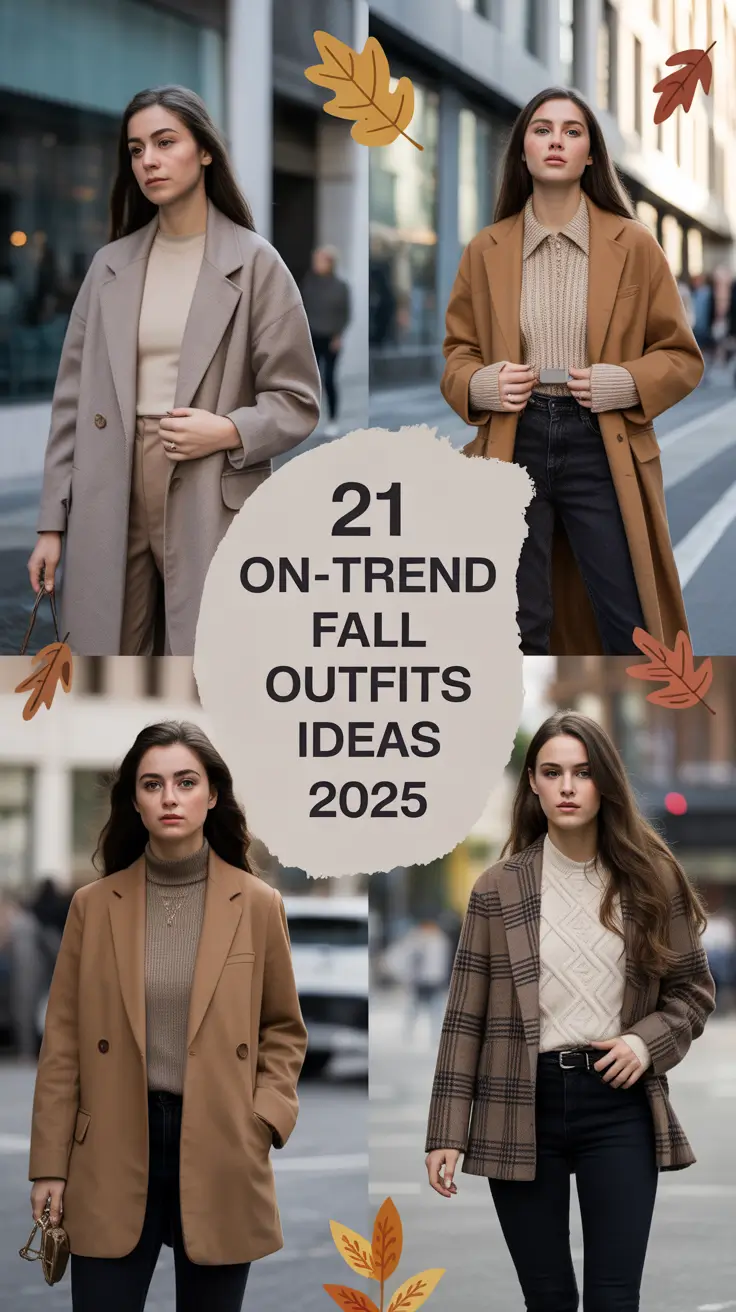 On-Trend Fall Outfits Ideas 2025 That Will Refresh Your Casual Classy Style