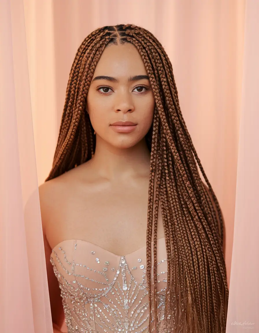 oval face haircuts long Rapunzel-Length Braids With a Fall Twist